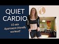 Quiet cardio 10 min apartment friendly workout  no jumping