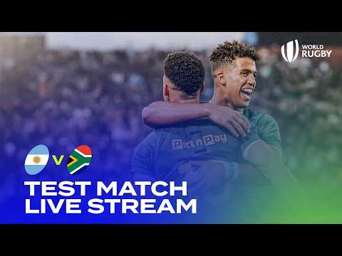 π΄ LIVE | Argentina v South Africa | International Test Match Rugby