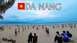 [4K] Da Nang Beach Promenade in Sunset & Blue Hour (16th April 2026 5:45PM) Vietnam Walking Tour