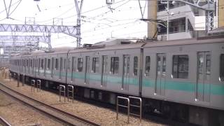 JR常磐線E233系2000番台(マト7編成) 急行唐木田ゆき 狛江通過