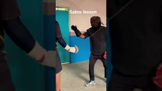 Beginner training session#Saber lesson #Fencing #🤺 #saber#olympics#lesson#traning#fitness#practice