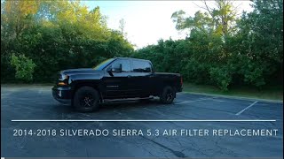 How To: 2014 - 2018 Silverado Sierra Engine Air Filter Replacement by Boostie Motorsports 495 views 1 year ago 3 minutes, 1 second