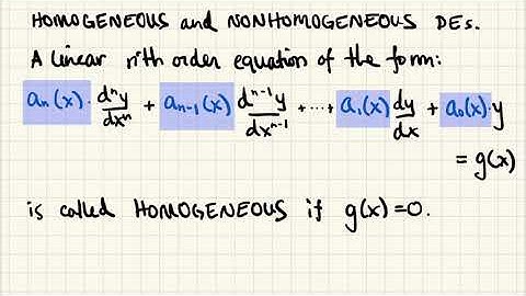 Math 24 4.1 Preliminary Theory on Higher Order Linear DEs