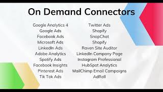 On Demand Connector Overview