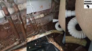 Repaired Leaking Bath Drain Pipe