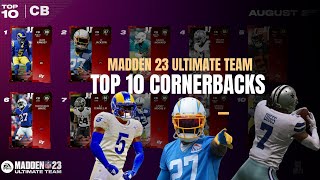 TOP 10 CB MUT 23!!! | DIGGSSS!!!! | MADDEN 23 ULTIMATE TEAM