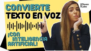 💥 Convierte TEXTO EN AUDIO GRATIS con IA