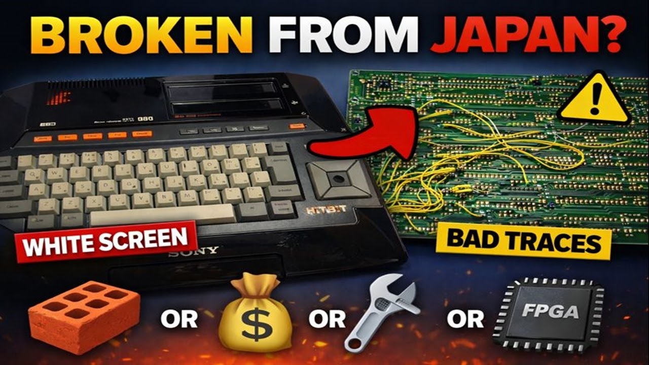 I Imported a Sony HitBit 101 MSX Computer… and It's Completely