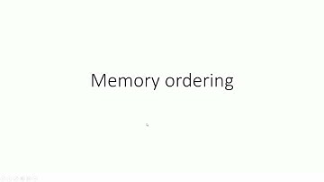 8. Memory ordering options in C++