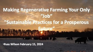 Making Regenerative Farming Your 