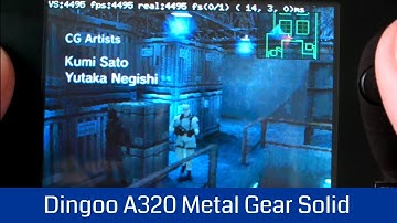 Dingoo A320 Metal Gear Solid psx4all on Dingux