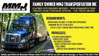 ✅ FLATBED LEASE PURCHASE SPECIAL & OWNER OPERATORS NEEDED✅