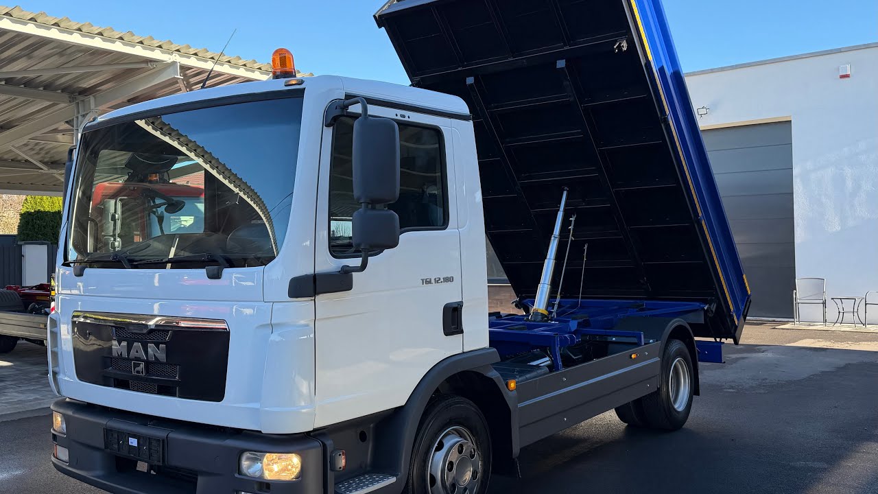 MAN TGL 12.180 trojstranný sklápač / KIPPER 3 side