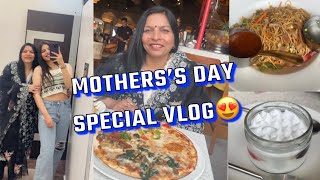 Mumma ko lekar gye date pe 😍 #mothersday #motherdaughter #maa #explore #cafe #youtuber #youtube