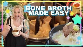Bone Broth 👑🐷 Instant Pot or Slow Cooker Recipe screenshot 1