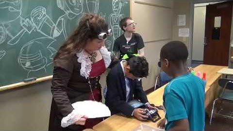 Elegoo robot Car Smart v2.0 in a playing tag