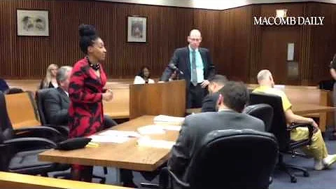 Joe Gentz's lawyer John Holler and asst prosecutor...