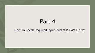 Part 4 - Cosmos Scope Script Tutorial - How To Check Required Input Stream Is Exist Or Not