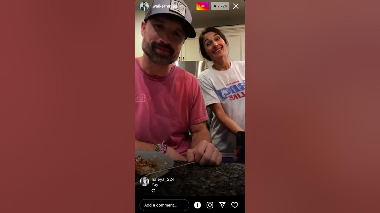 WALKER HAYES Instagram Live May 25, 2022 YouTube