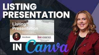 How to Create a Modern Listing Presentation in Canva for Real Estate Agents (KW Command Update)