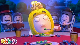 bubbles prepares fancy science awards ceremony oddbods paws