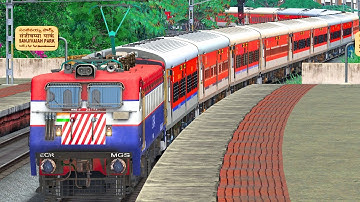 TRAINS SPEED CROSSING IN RAILWAY STATION | BUMPY RAILROAD | Train Simulator | Railworks | NTG GAMING