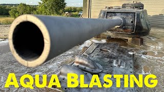 T-34/85 Restoration (Pt.3) Aqua blasting!