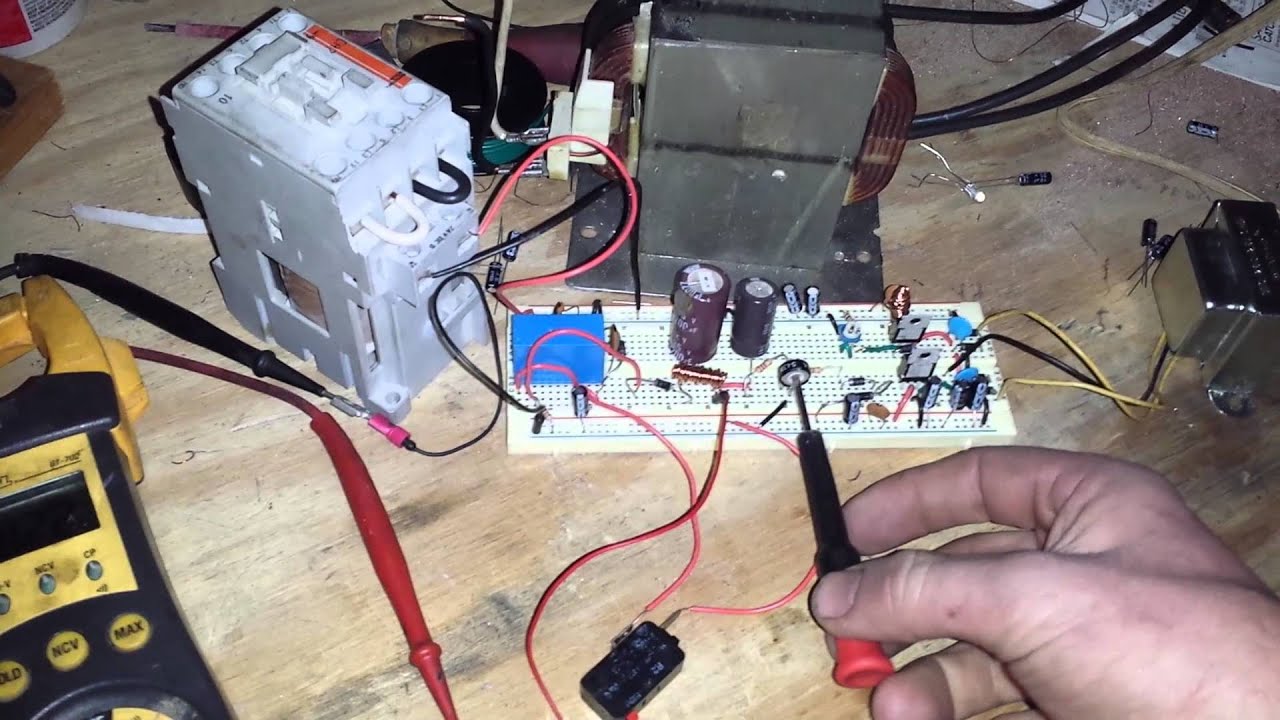 Timer and switching circuit for diy spot welder YouTube