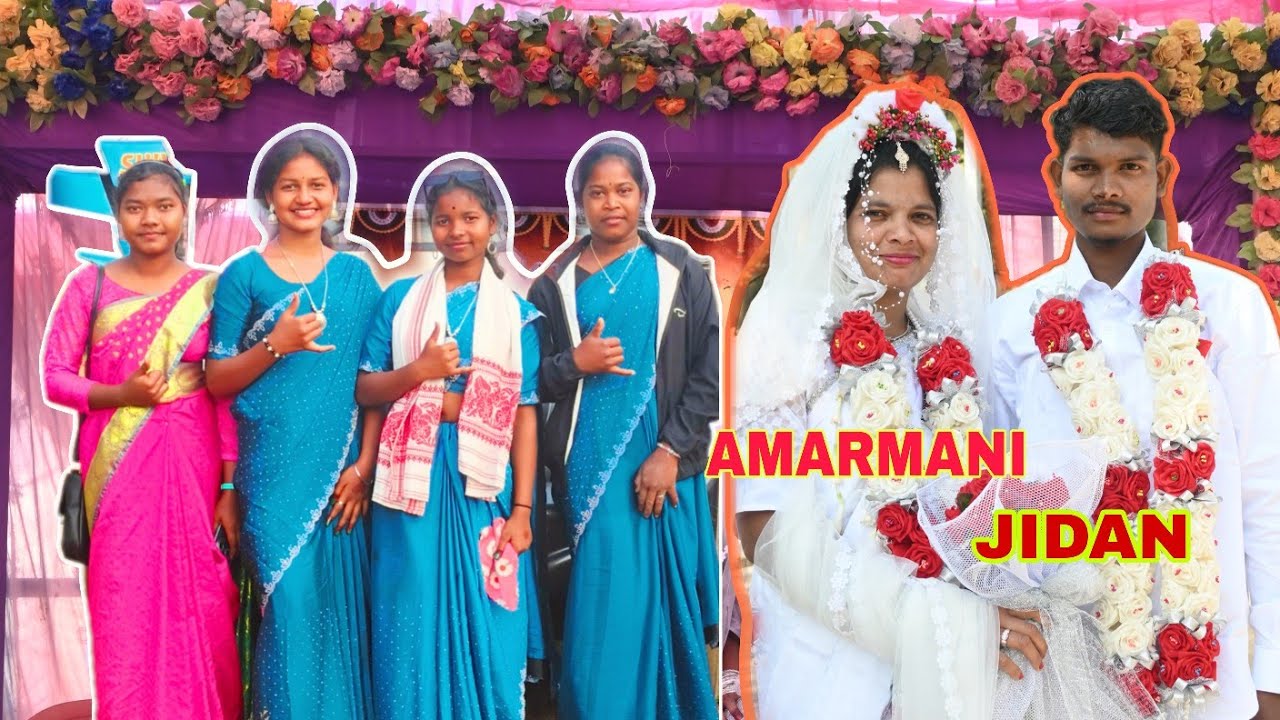 Mundari Church Marriage Video 2025 Mundari Shaadi Full Video Song/Amarmani and jidan