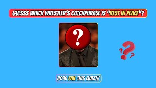 🎤 Guess the Wrestlers by Their Famous Catchphrases | WWE Quiz screenshot 5