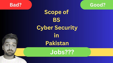 Scope of BS Cyber Security in Pakistan | Jobs after BS Cyber Security| Shahjahan Sarwar Official