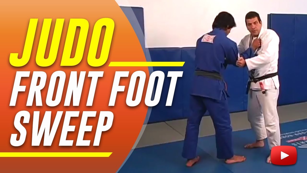 Judo Front Foot Sweep featuring Brazilian JiuJitsu Master Marcus