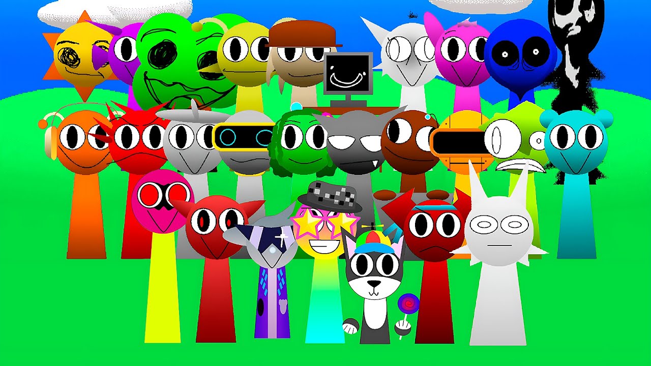 Incredibox Sprunka But ALL Characters Together (New Animated Mod + OC's)