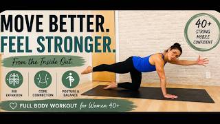 45-Minute Full Body Dumbbell Workout | Functional Strength, Balance & Core