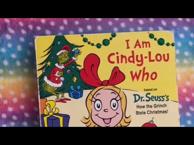 How The Grinch Stole Christmas Cindy Lou Who Book Vintage How The