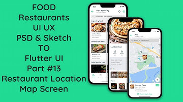 #13 Flutter Food Restaurants App | Restaurant Location Map Tutorial with Source Code [GitHub]