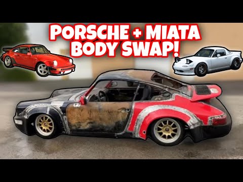 Porsche & Mazda Chassis Swap Is All Together! Building The Cheapest 911 Ever! Hot Rod Budget Build