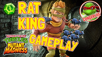RAT KING UNLOCKED TMNT MUTANT MADNESS GAMEPLAY