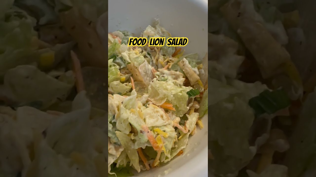 FOOD LION SALAD MAKEOVER Weightlossover50 Lowcarblife Lowcarbqueen