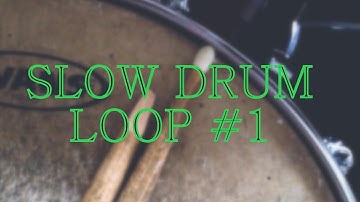FREE 3/4 SLOW DRUM #1 BACKING TRACK 160 Bpm [12 Munites Practise]