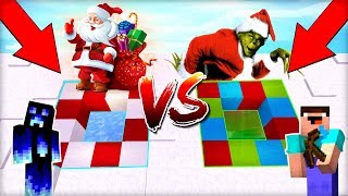 Vybere Si Noob Zmrzlou Santovu Díru Nebo Slizovou Grinč V Minecraftu ? Noob Trolling