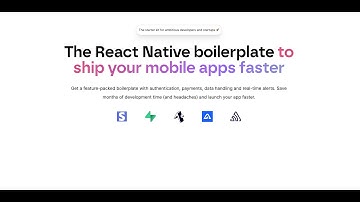 React Native Boilerplate (Demo)