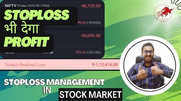 Stoploss से ऐसे Deal करे 🎯 Stoploss भी देगा Profit 🔥 Advance Trading Psychology 😍 #stockmarket