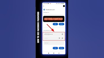 How to see facebook password | How to find facebook password