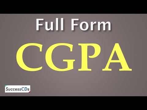 CGPA full Form - What is CGPA? How to calculate CGPA?