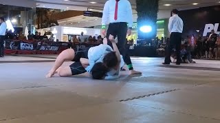 SUBMISSION BY RARE NAKED CHOKE! My 14yo Daughter Mi Kayla & her first “NO GI” Fight on Adult Feather