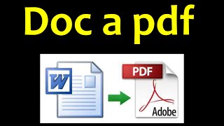 Pasar de Word a PDF Gratis. Con Nitro Pro Cómo convertir archivo doc a pdf gratis De docx a pdf