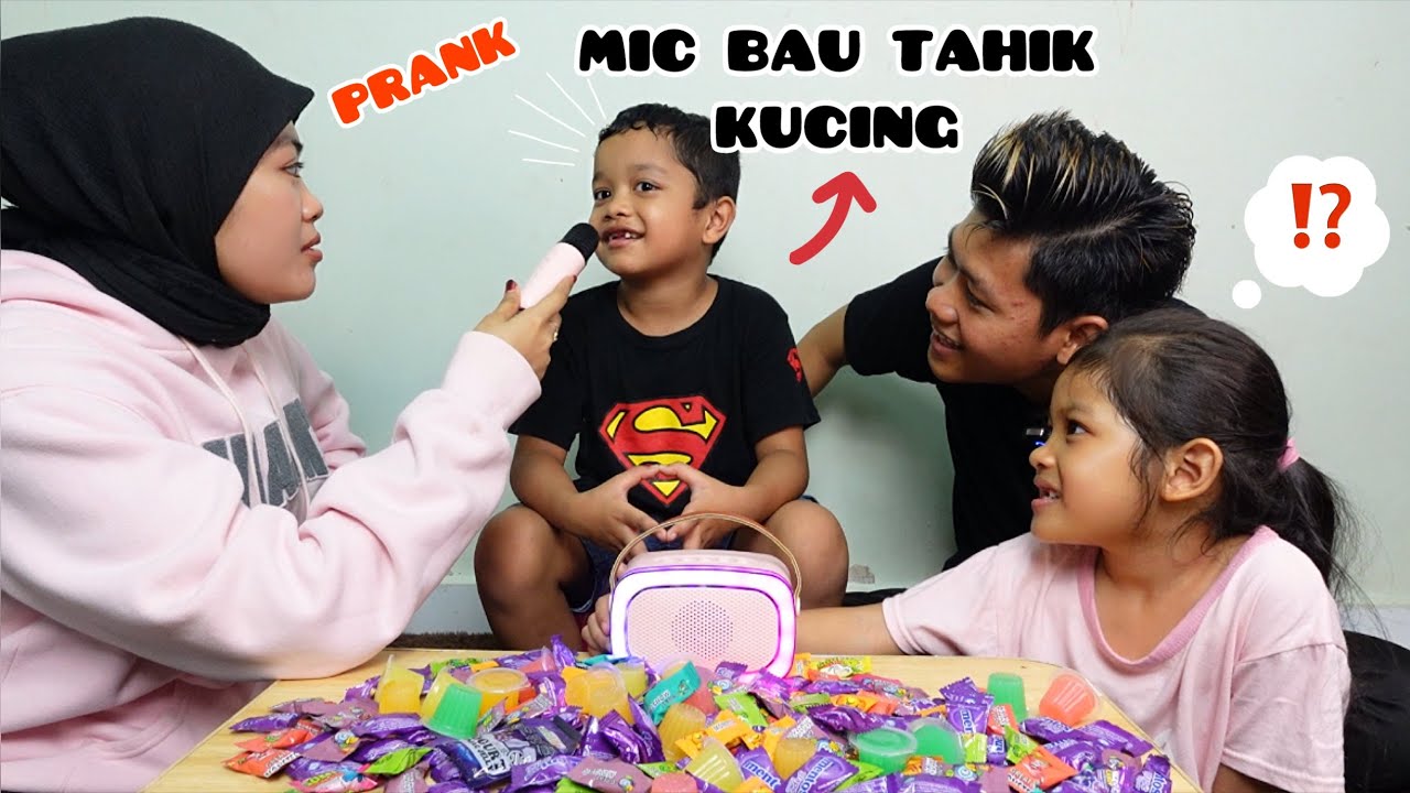 PRANK❗️TANYA SOALAN GUNA MIC BAU BUSUK 🤣⁉️