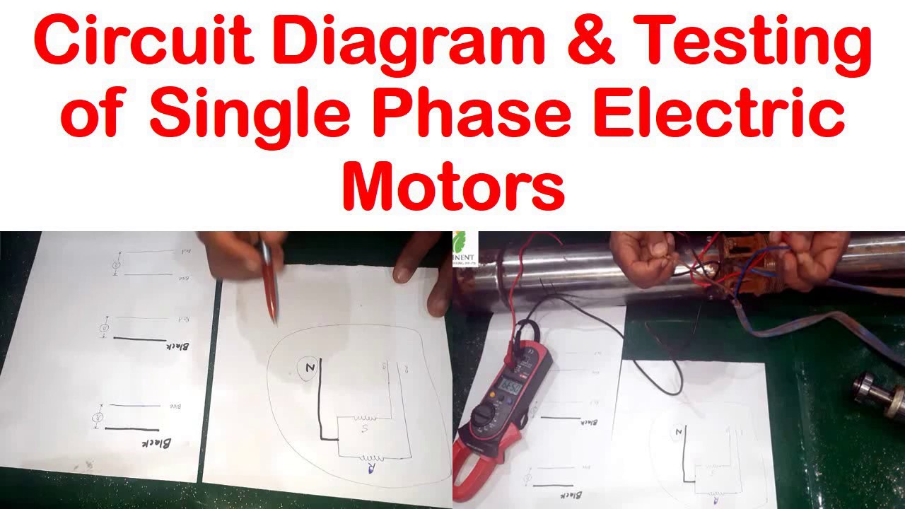 Circuit Diagram And Coil Testing Of Single Phase Electric Motor In URDU circuit-diagram-and-coil-testing-of-single-phase-electric-motor-in-urdu