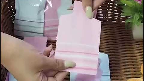 OEM factory customized shape  three side seal bag